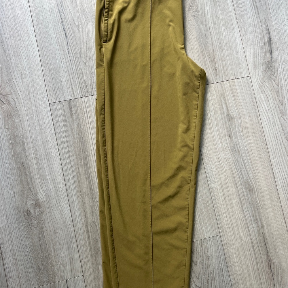 Athleta Vienna Slim Pants Athletic Pants Women's Size 12 EUC Gold Mustard - Picture 5 of 13